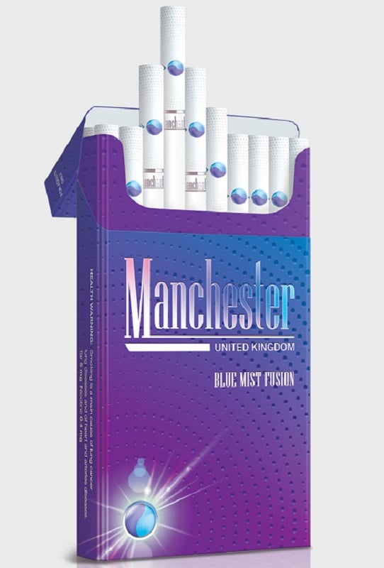 Manchester Blue Mist Fusion Sigara (Yabanmersini ve Nane)